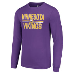Minnesota Vikings Starter Team Mesh Print Graphic Long Sleeve T-Shirt | NFL New