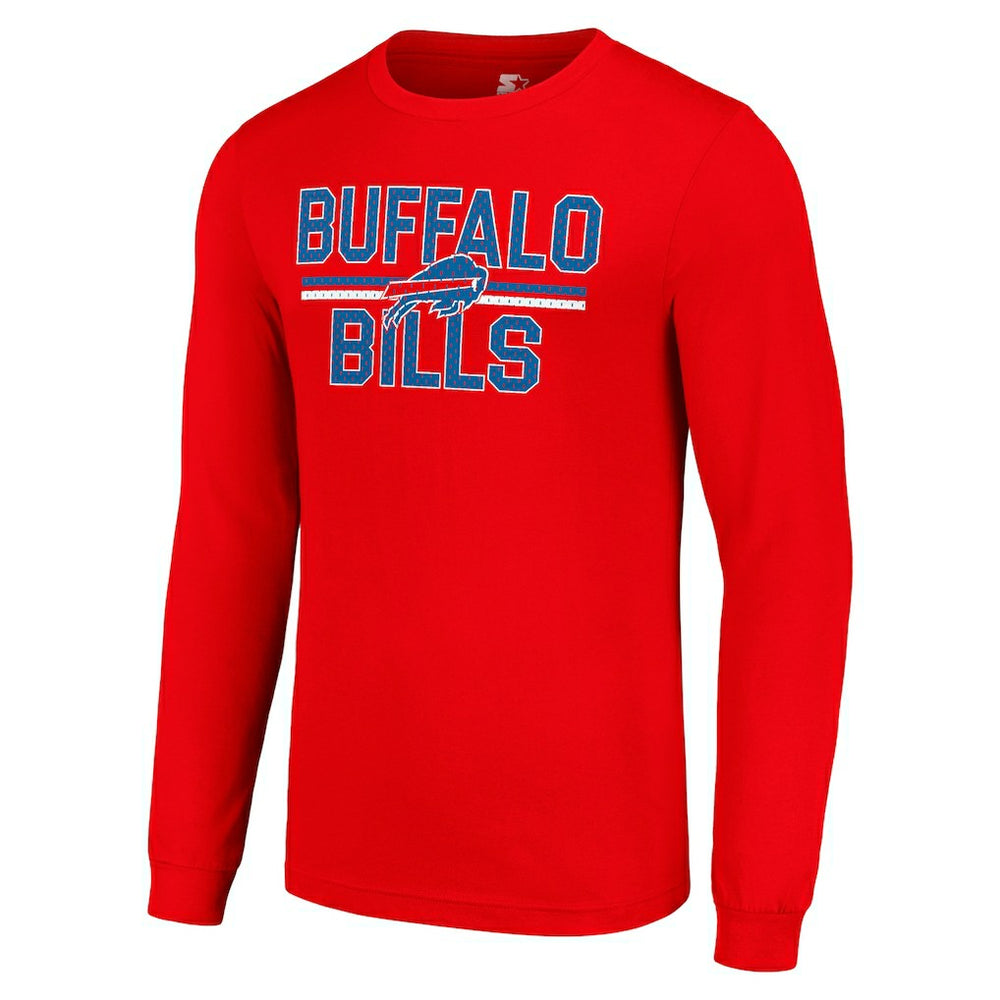 Buffalo Bills Starter Team Mesh Print Graphic Long Sleeve T-Shirt | NFL US