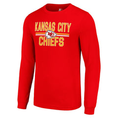 Kansas City Chiefs Starter Team Mesh Print Graphic Long Sleeve T-Shirt | NFL On sale
