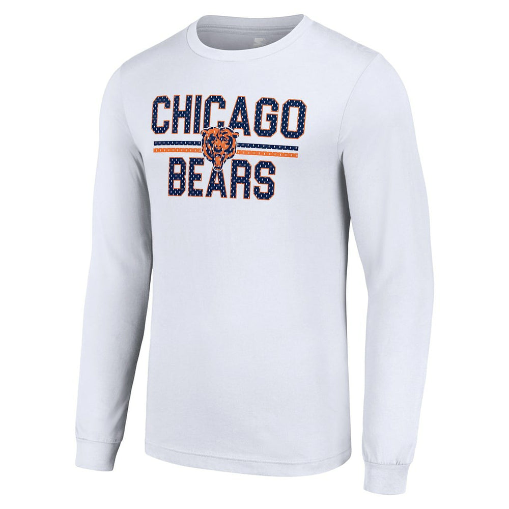 Chicago Bears Starter Team Mesh Print Graphic Long Sleeve T-Shirt | NFL New