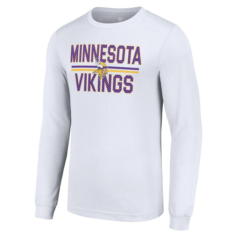 Minnesota Vikings Starter Team Mesh Print Graphic Long Sleeve T-Shirt | NFL New