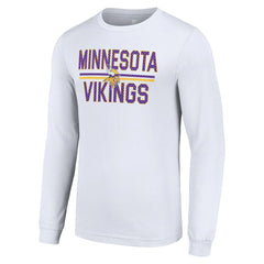 Minnesota Vikings Starter Team Mesh Print Graphic Long Sleeve T-Shirt | NFL New