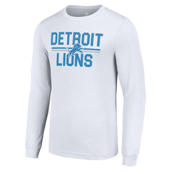 Detroit Lions Starter Team Mesh Print Graphic Long Sleeve T-Shirt | NFL Hot