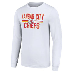 Kansas City Chiefs Starter Team Mesh Print Graphic Long Sleeve T-Shirt | NFL Hot