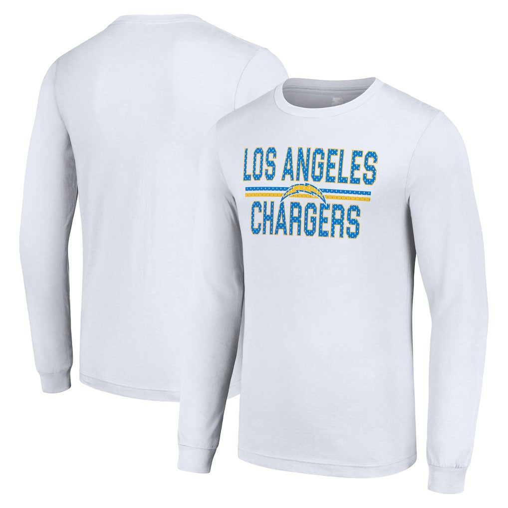 Los Angeles Chargers Starter Team Mesh Print Graphic Long Sleeve T-Shirt | NFL Online