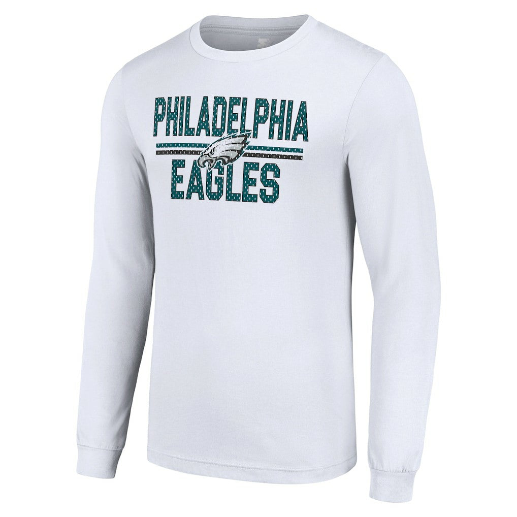 Philadelphia Eagles Starter Team Mesh Print Graphic Long Sleeve T-Shirt | NFL New