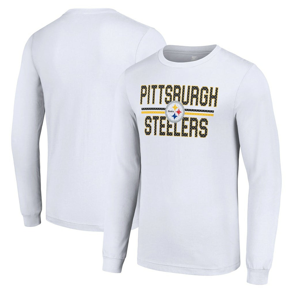 Pittsburgh Steelers Starter Team Mesh Print Graphic Long Sleeve T-Shirt | NFL US