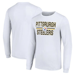 Pittsburgh Steelers Starter Team Mesh Print Graphic Long Sleeve T-Shirt | NFL US
