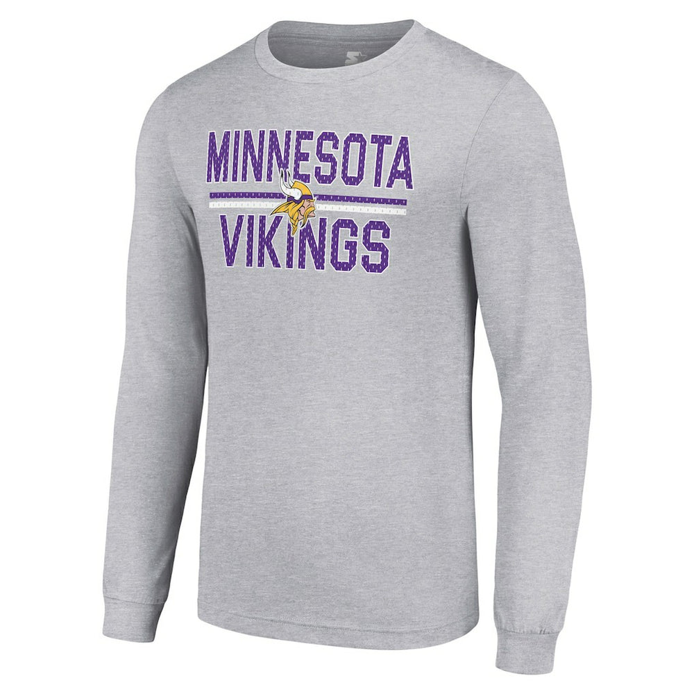 Minnesota Vikings Starter Team Mesh Print Graphic Long Sleeve T-Shirt | NFL New