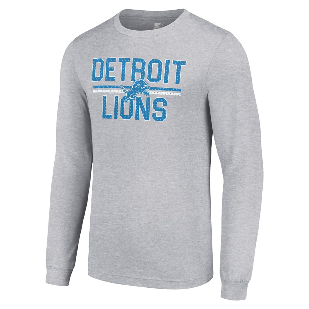 Detroit Lions Starter Team Mesh Print Graphic Long Sleeve T-Shirt | NFL Sale