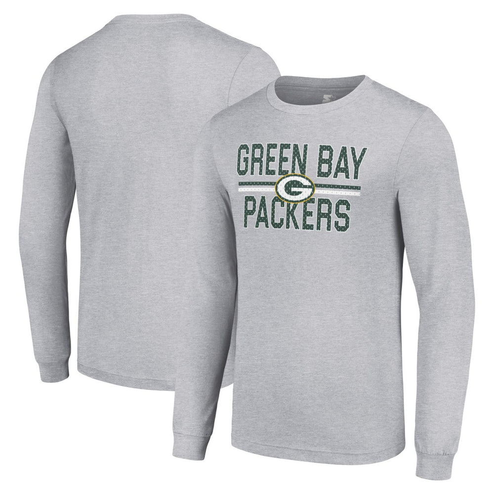 Green Bay Packers Starter Team Mesh Print Graphic Long Sleeve T-Shirt | NFL US