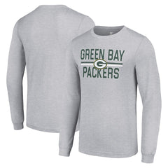 Green Bay Packers Starter Team Mesh Print Graphic Long Sleeve T-Shirt | NFL US