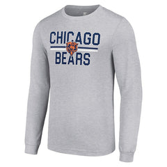 Chicago Bears Starter Team Mesh Print Graphic Long Sleeve T-Shirt | NFL Hot