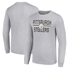Pittsburgh Steelers Starter Team Mesh Print Graphic Long Sleeve T-Shirt | NFL Sale