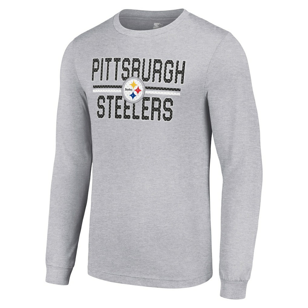 Pittsburgh Steelers Starter Team Mesh Print Graphic Long Sleeve T-Shirt | NFL Sale