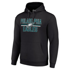 Philadelphia Eagles Starter Unisex Team Mesh Print Graphic Tri-Blend Pullover Hoodie | NFL Hot