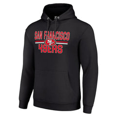San Francisco 49ers Starter Unisex Team Mesh Print Graphic Tri-Blend Pullover Hoodie | NFL Outlet