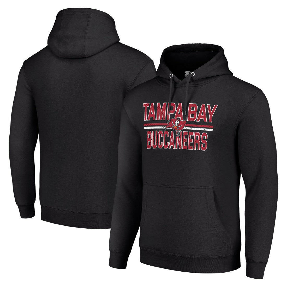 Tampa Bay Buccaneers Starter Unisex Team Mesh Print Graphic Tri-Blend Pullover Hoodie | NFL Sale