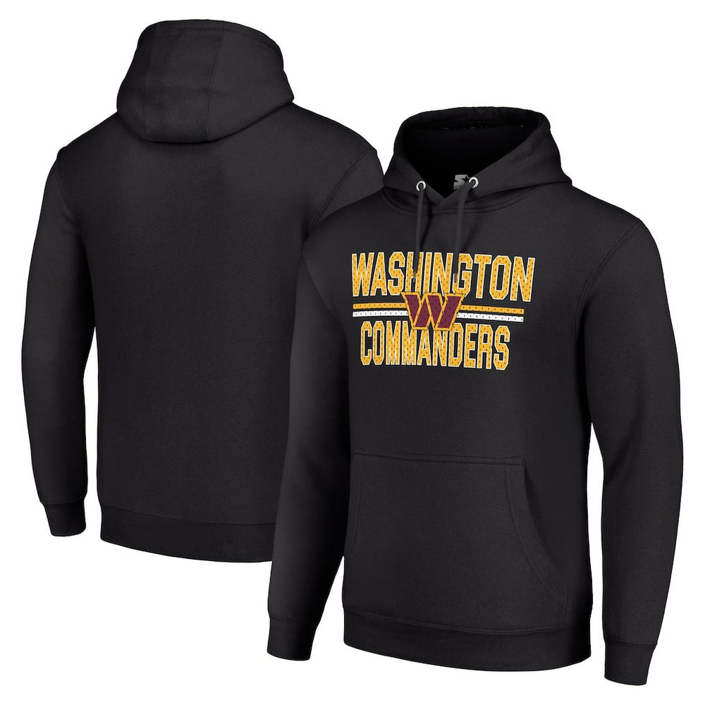 Washington Commanders Starter Unisex Team Mesh Print Graphic Tri-Blend Pullover Hoodie | NFL Online