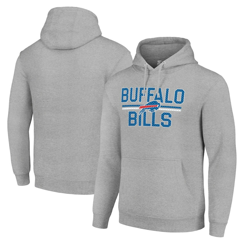 Buffalo Bills Starter Unisex Team Mesh Print Graphic Tri-Blend Pullover Hoodie | NFL Sale