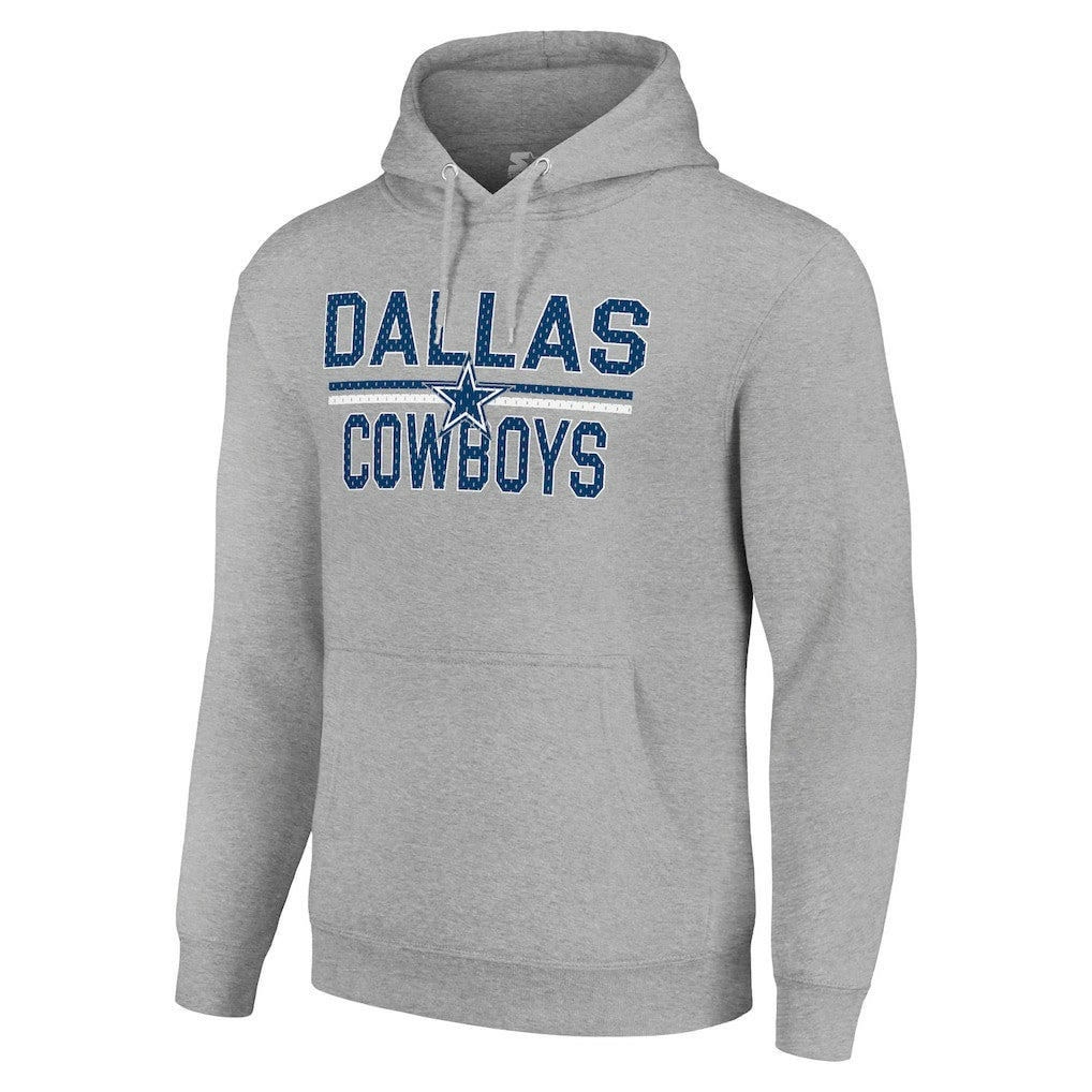 Dallas Cowboys Starter Unisex Team Mesh Print Graphic Tri-Blend Pullover Hoodie | NFL Near me