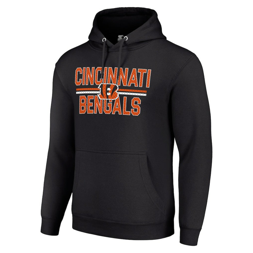 Cincinnati Bengals Starter Unisex Team Mesh Print Graphic Tri-Blend Pullover Hoodie | NFL Hot