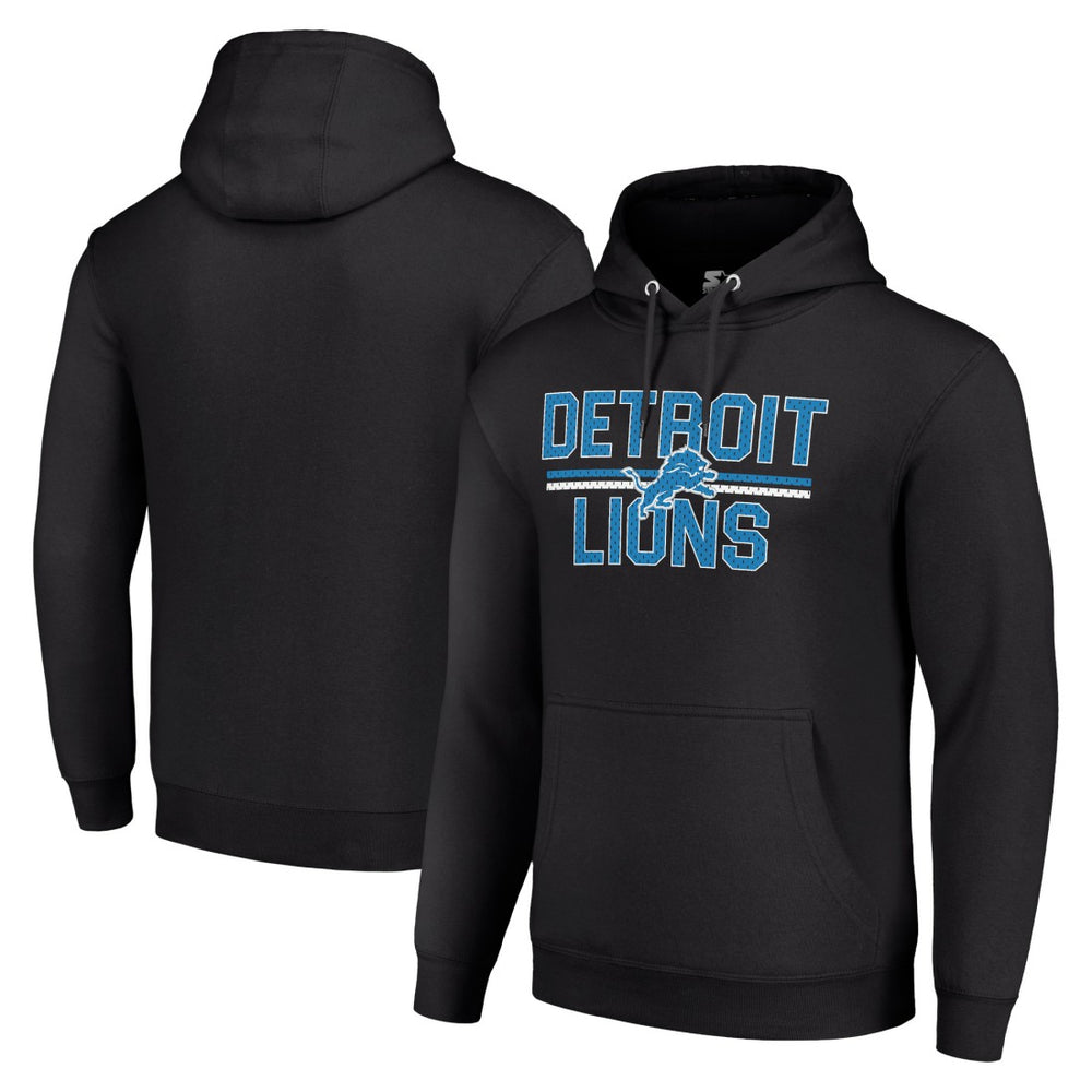 Detroit Lions Starter Unisex Team Mesh Print Graphic Tri-Blend Pullover Hoodie | NFL Near me