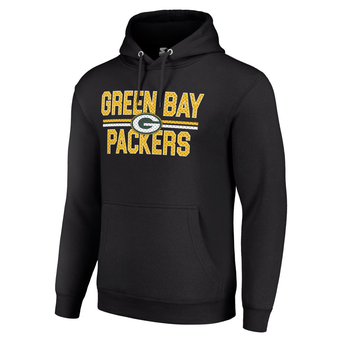 Green Bay Packers Starter Unisex Team Mesh Print Graphic Tri-Blend Pullover Hoodie | NFL New