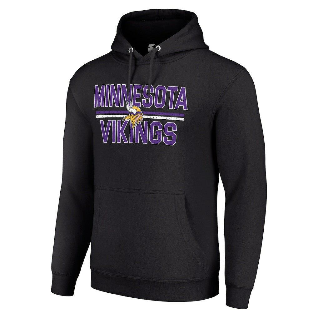 Minnesota Vikings Starter Unisex Team Mesh Print Graphic Tri-Blend Pullover Hoodie | NFL Sale