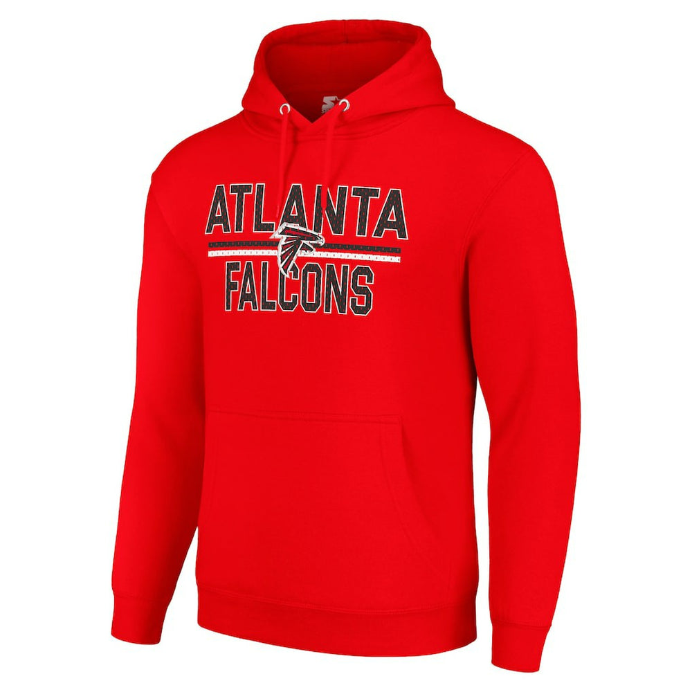Atlanta Falcons Starter Unisex Team Mesh Print Graphic Tri-Blend Pullover Hoodie | NFL New