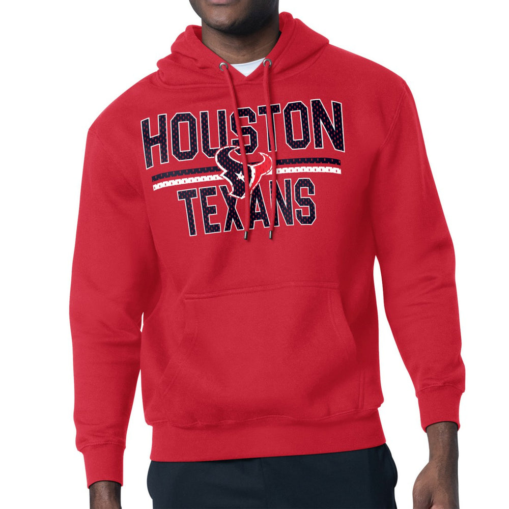 Houston Texans Starter Unisex Team Mesh Print Graphic Tri-Blend Pullover Hoodie | NFL Hot