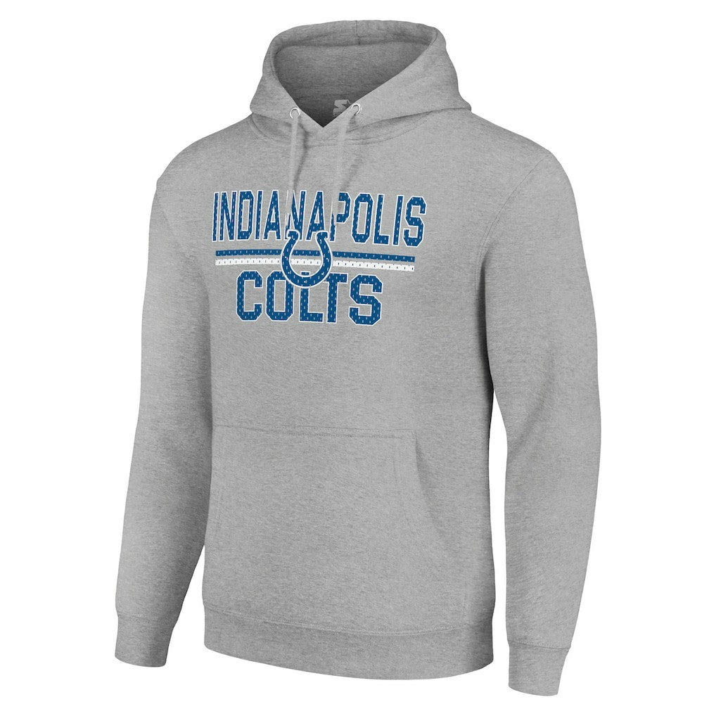 Indianapolis Colts Starter Unisex Team Mesh Print Graphic Tri-Blend Pullover Hoodie | NFL Hot