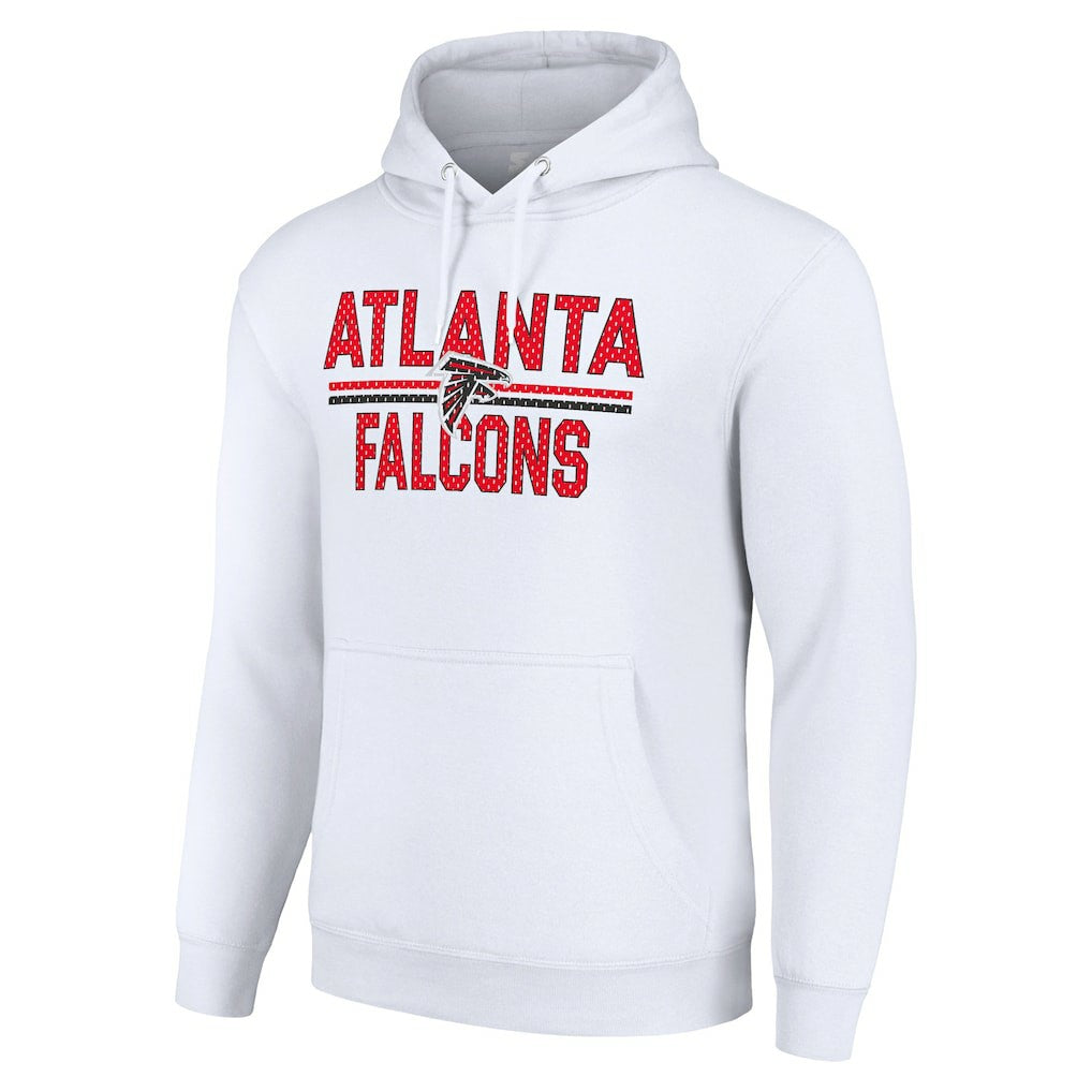 Atlanta Falcons Starter Unisex Team Mesh Print Graphic Tri-Blend Pullover Hoodie | NFL Sale