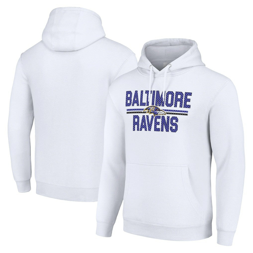 Baltimore Ravens Starter Unisex Team Mesh Print Graphic Tri-Blend Pullover Hoodie | NFL Near me