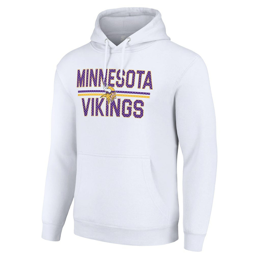 Minnesota Vikings Starter Unisex Team Mesh Print Graphic Tri-Blend Pullover Hoodie | NFL Near me