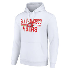 San Francisco 49ers Starter Unisex Team Mesh Print Graphic Tri-Blend Pullover Hoodie | NFL New