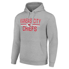 Kansas City Chiefs Starter Unisex Team Mesh Print Graphic Tri-Blend Pullover Hoodie | NFL Outlet