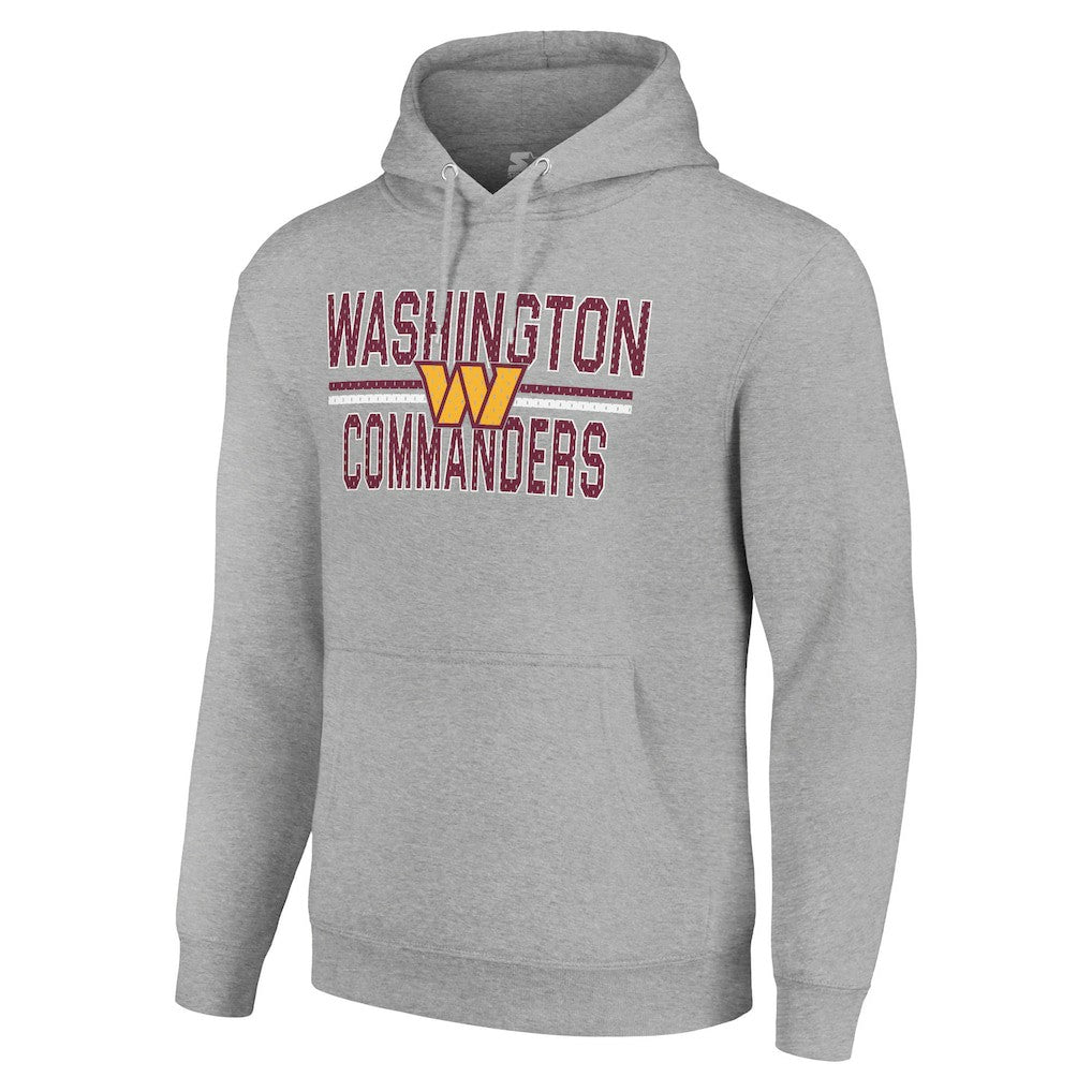 Washington Commanders Starter Unisex Team Mesh Print Graphic Tri-Blend Pullover Hoodie | NFL New