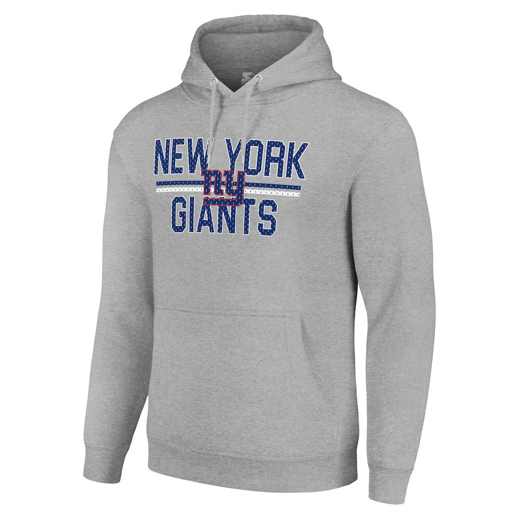New York Giants Starter Unisex Team Mesh Print Graphic Tri-Blend Pullover Hoodie | NFL Outlet