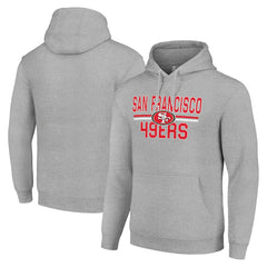 San Francisco 49ers Starter Unisex Team Mesh Print Graphic Tri-Blend Pullover Hoodie | NFL On sale