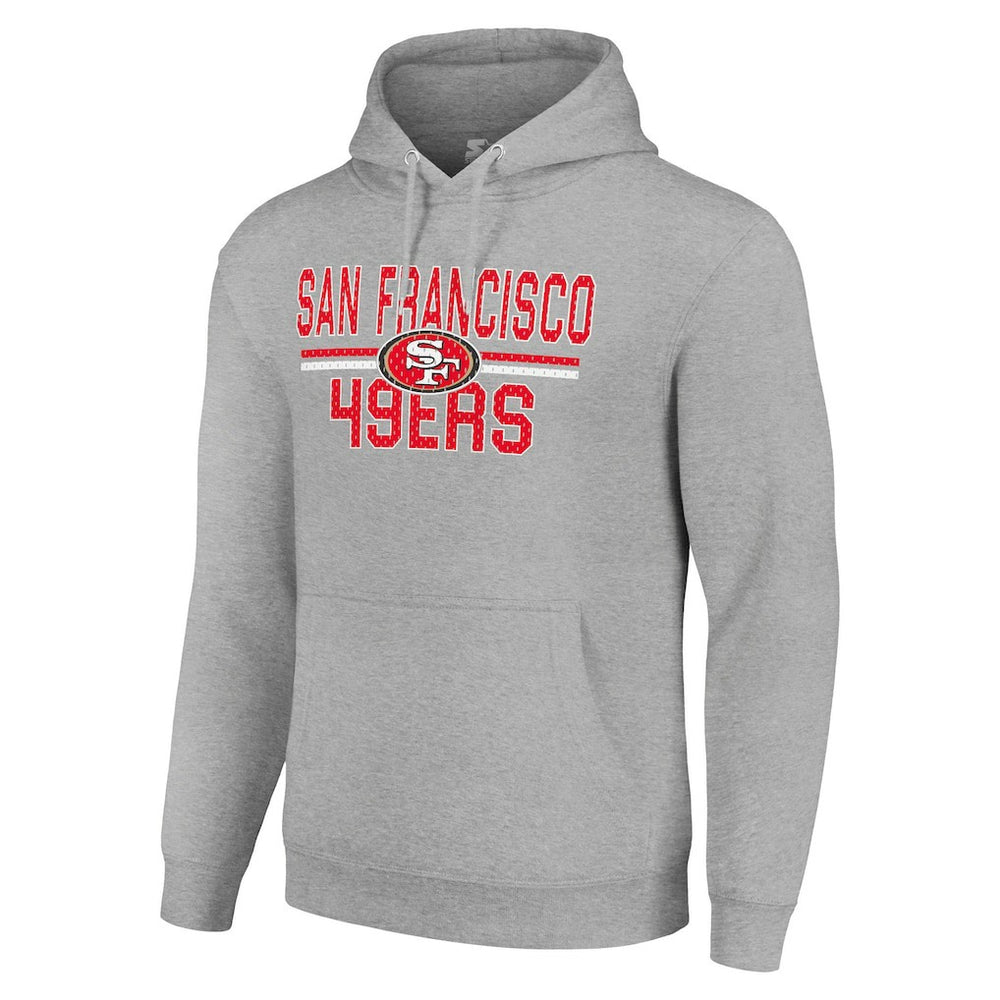 San Francisco 49ers Starter Unisex Team Mesh Print Graphic Tri-Blend Pullover Hoodie | NFL On sale