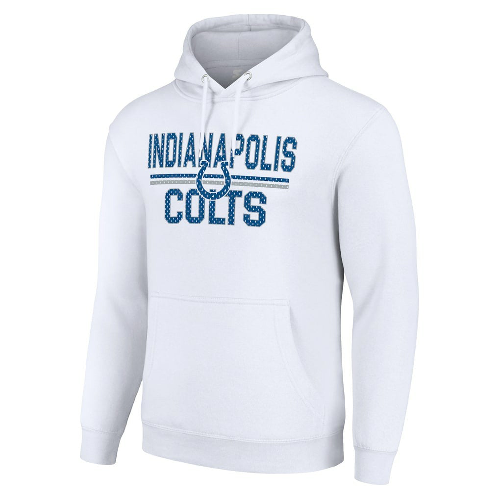 Indianapolis Colts Starter Unisex Team Mesh Print Graphic Tri-Blend Pullover Hoodie | NFL US