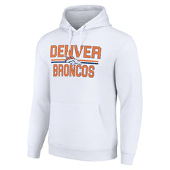 Denver Broncos Starter Unisex Team Mesh Print Graphic Tri-Blend Pullover Hoodie | NFL Sale