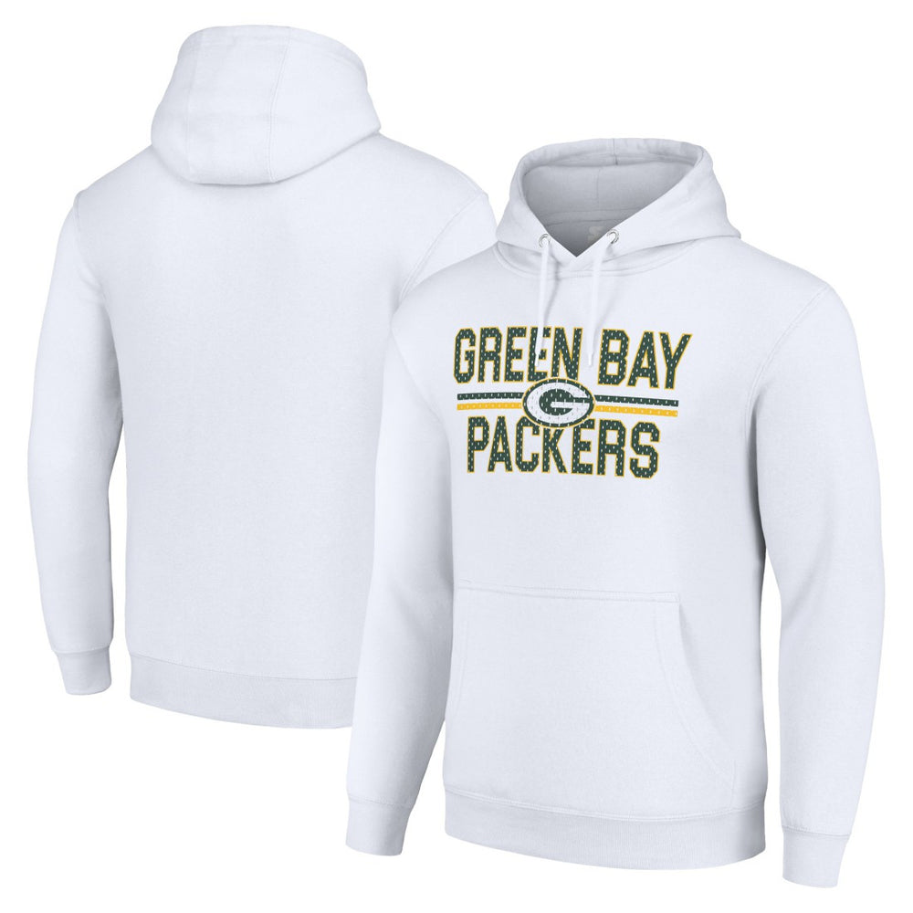 Green Bay Packers Starter Unisex Team Mesh Print Graphic Tri-Blend Pullover Hoodie | NFL US