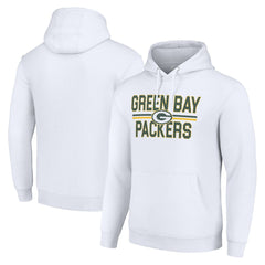 Green Bay Packers Starter Unisex Team Mesh Print Graphic Tri-Blend Pullover Hoodie | NFL US