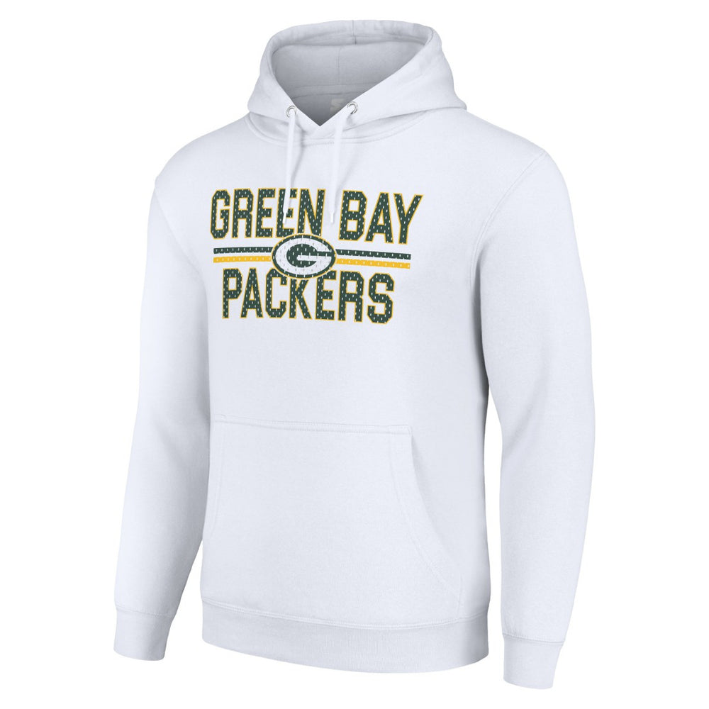 Green Bay Packers Starter Unisex Team Mesh Print Graphic Tri-Blend Pullover Hoodie | NFL US