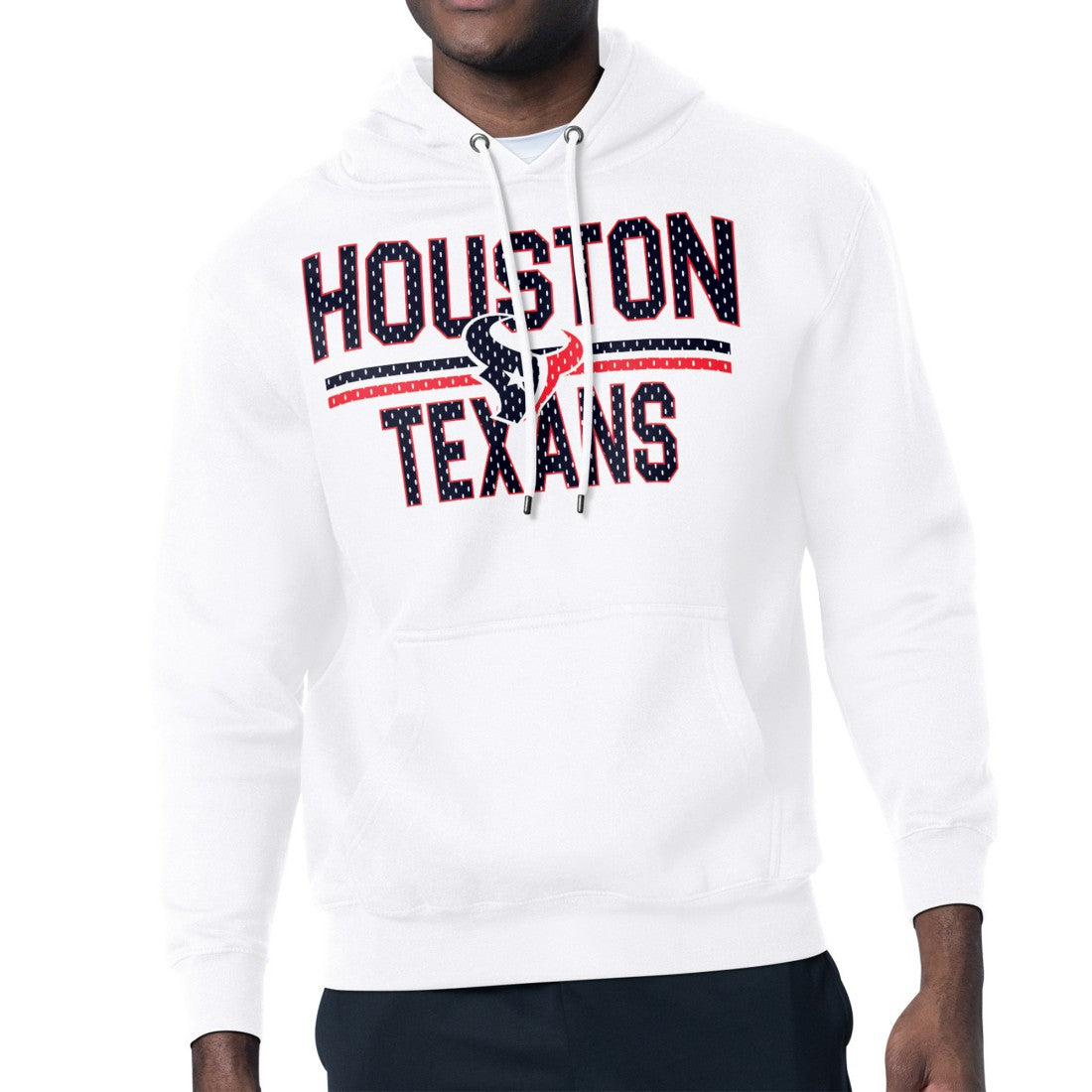 Houston Texans Starter Unisex Team Mesh Print Graphic Tri-Blend Pullover Hoodie | NFL Outlet