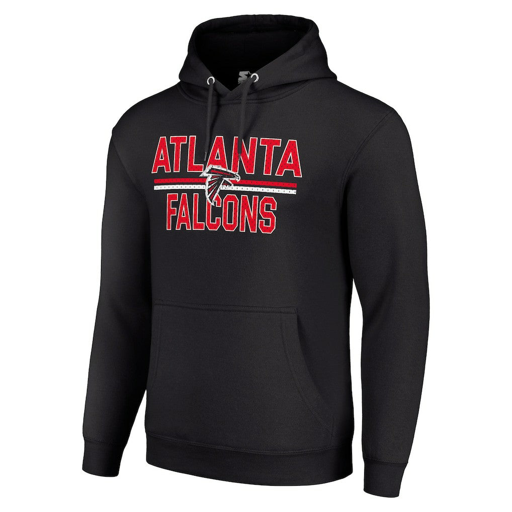 Atlanta Falcons Starter Unisex Team Mesh Print Graphic Tri-Blend Pullover Hoodie | NFL Discount