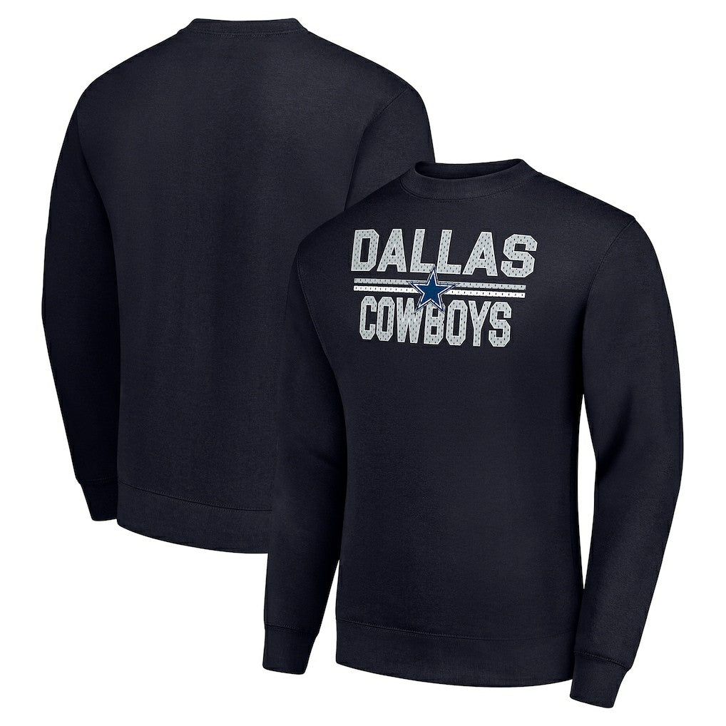 Dallas Cowboys Starter Team Mesh Print Graphic Pullover Sweatshirt | NFL US