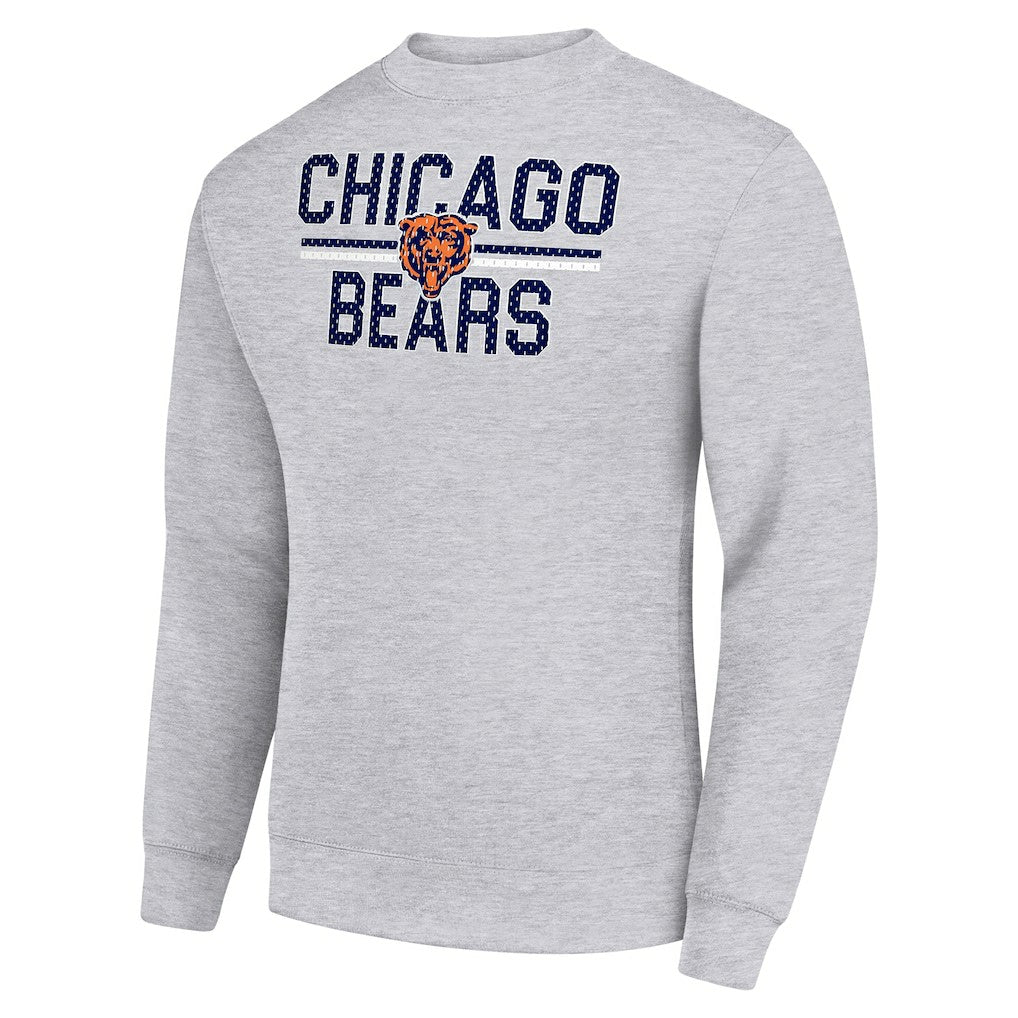Chicago Bears Starter Team Mesh Print Graphic Pullover Sweatshirt | NFL Discount